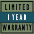 1 Year Limited Warranty