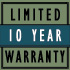 Limited Ten Year Warranty